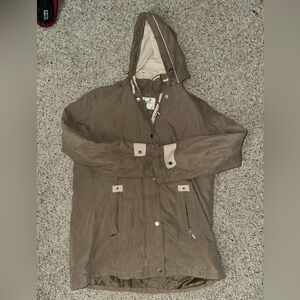 Men's Brown Hooded Jacket